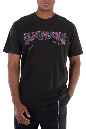 Bluemarble Mens Mardi Gras Logo Print T-Shirt, Size X-Large