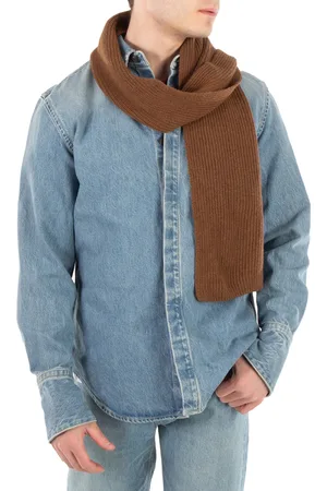 Dunhill Ribbed-Detail Cashmere Scarf