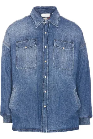 Alexander McQueen Long Sleeve Denim Shirt, Brand Size 50 (US Size 40)