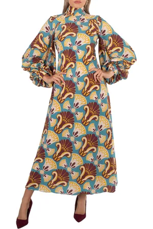 La DoubleJ Dendera Medici Midi Dress, Size Small
