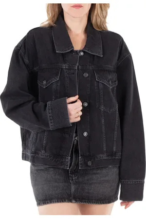 AGOLDE Ladies Black Martika Denim Jacket, Size Small