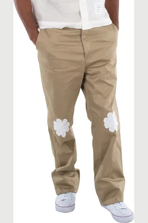 Thom Browne Satin Stitch Unconstructed Daisy Patch Trouser, Brand Size 2 (Medium)