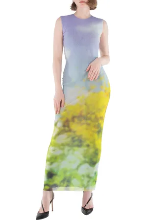 Acne Studios Sleeveless Blurred Print Dress, Size Small