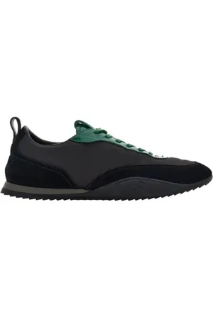 Salvatore Ferragamo Patent Leather Trim Sneaker, Size 6.5