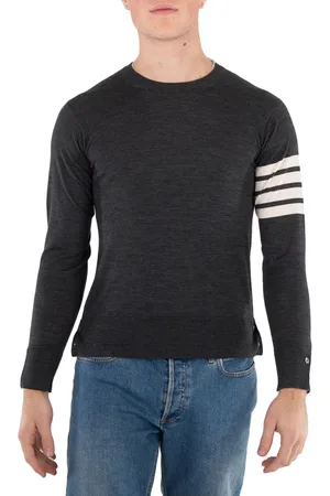 Thom Browne 4-Bar Wool Pullover, Brand Size 0 (X-Small)