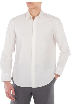 Salvatore Ferragamo Long Sleeved Gancini Monogram Shirt, Size Small