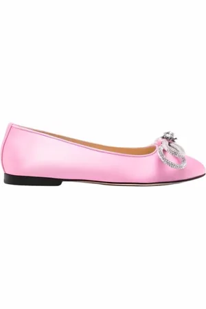 Mach & Mach Double Bow Ballerina Flats, Brand Size 37.5 ( US Size 7.5 )