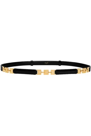 Céline Square Adjustable Belt In Taurillon Leather