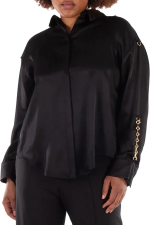 Loewe Classic Collar Long Sleeve-Silk Shirt, Brand Size 38