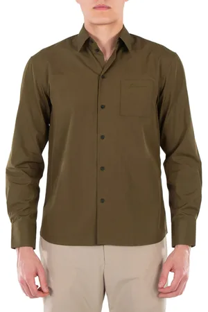 Salvatore Ferragamo Long Sleeved Classic-Fit Poplin Shirt, Brand Size 38