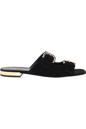 Chloé Alize Calf Suede Flat Sandals, Brand Size 40 ( US Size 10 )