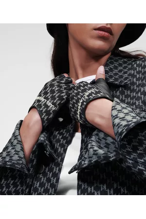 Karl Lagerfeld Women Gloves - Kl Monogram Denim Gloves, Woman, , Size: S