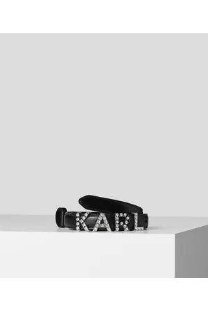 Karl Lagerfeld Women Belts - Karl Letters Rhinestone Belt, Woman, , Size: S