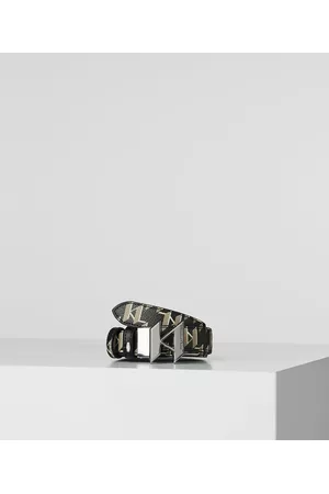 Karl Lagerfeld Women Belts - K/monogram All-over Print Reversible Belt, Woman, , Size: S