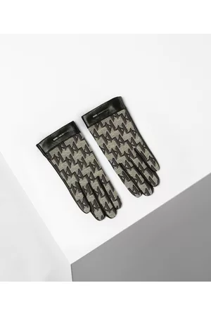 Karl Lagerfeld Women Gloves - Kl Monogram Jacquard Gloves, Woman, , Size: S