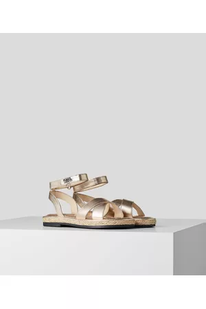 Karl Lagerfeld Sandals - Girls' Metallic Sandals, unisex, , Size: 29