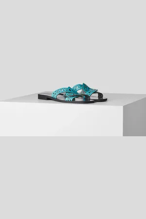 Karl Lagerfeld Skoot Interlok Loop Slides, Woman, , Size: 35