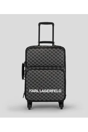Karl Lagerfeld, K/Monogram Klassik Small Crossbody Bag, Man, Black, Size: One Size