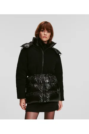 Women's KLJ MONOGRAM PUFFER JACKET by KARL LAGERFELD