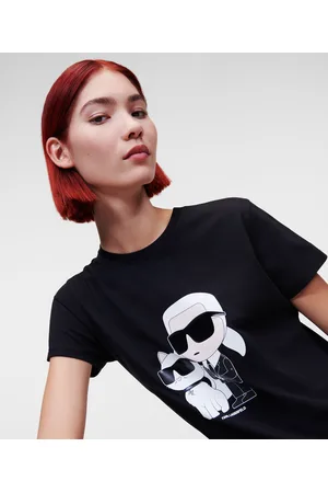 Karl Lagerfeld Ikon Karl & Choupette T-shirt, Woman, , Size: XS