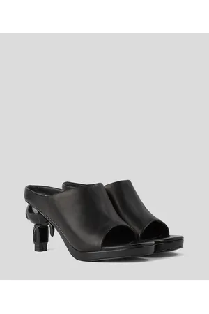 Karl Lagerfeld Ikon Kitten Heel Slides, Woman, , Size: 35