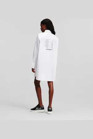 Karl Lagerfeld Ikon Rhinestone Tunic Shirt, Woman, , Size: 38