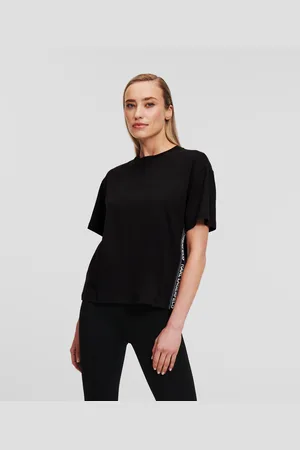 Karl Lagerfeld Karl Logo Tape T-shirt, Woman, , Size: S