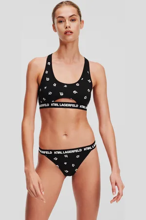Karl Lagerfeld Ikon Peephole Bralette, Woman, , Size: S