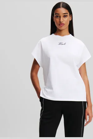 Karl Lagerfeld Karl Signature T-shirt, Woman, , Size: XS