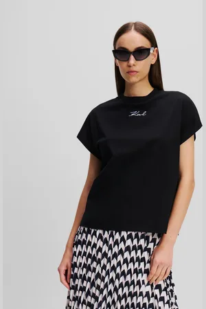 Karl Lagerfeld Karl Signature T-shirt, Woman, , Size: XS