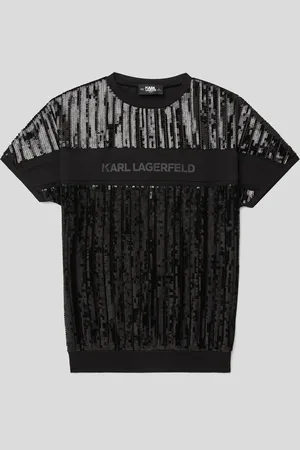 Karl Lagerfeld Sequin Dress, unisex, , Size: 4Y