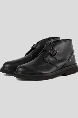 Karl Lagerfeld Karnaby Buckle Ankle Boots, Man, , Size: 40