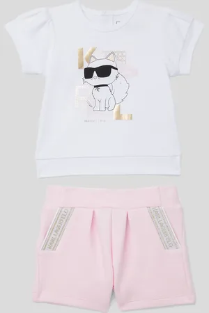 Karl Lagerfeld Baby Ikon T-shirt And Shorts Set, unisex, , Size: 3M