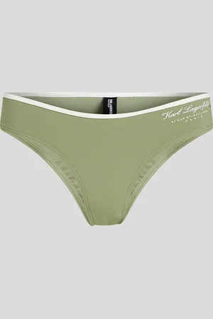 Karl Lagerfeld Hotel Karl High-rise Bikini Bottoms, Woman, , Size: XS