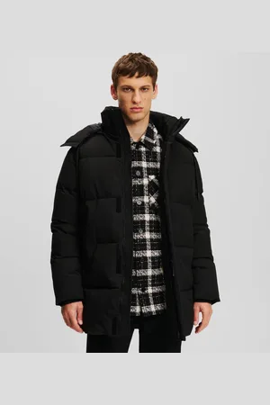 Karl Lagerfeld Long Quilted Puffer Jacket, Man, , Size: XS