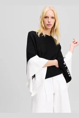 Karl Lagerfeld Karl Logo Poncho, Woman, , Size: XS