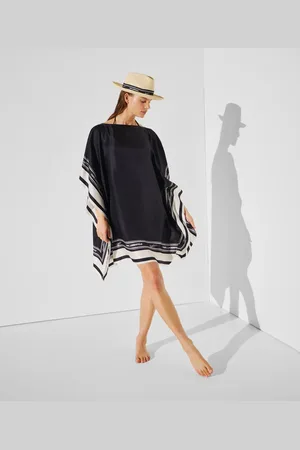Karl Lagerfeld Kl X Borsalino Silk Tunic, Woman, , Size: One size