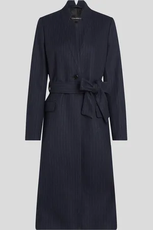Karl Lagerfeld Pinstripe Tailored Coat, Woman, , Size: 38
