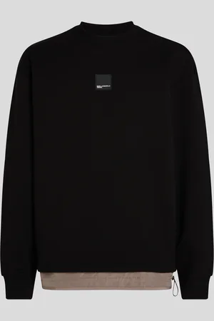 Karl Lagerfeld Layered Sweatshirt, Man, , Size: XS