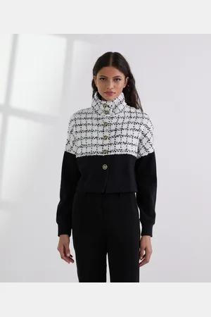 Karl Lagerfeld Bouclé Sweat Jacket, Woman, , Size: XS