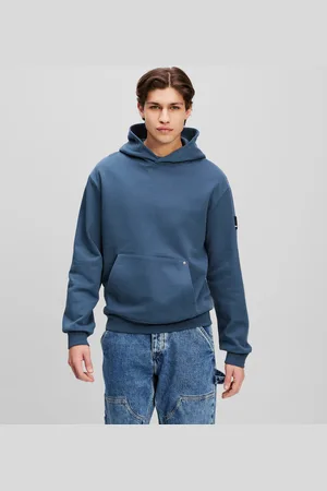 Karl Lagerfeld Patch Logo Hoodie, Man, , Size: XS