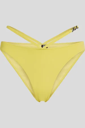 Karl Lagerfeld Karl Signature V-shaped Bikini Bottoms, Woman, , Size: XS