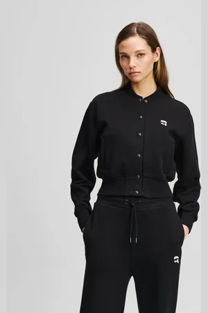 Karl Lagerfeld Ikon Bomber Jacket, Woman, , Size: XS