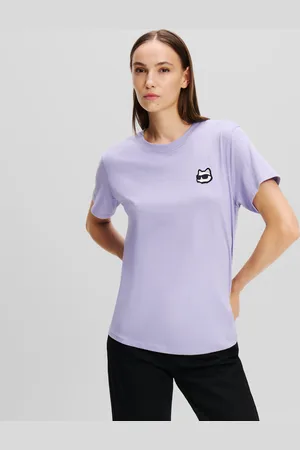 Karl Lagerfeld Ikon Patch T-shirt, Woman, , Size: XS