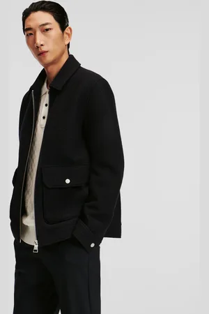 Karl Lagerfeld Karl Essentials Bouclé Jacket, Man, , Size: XS