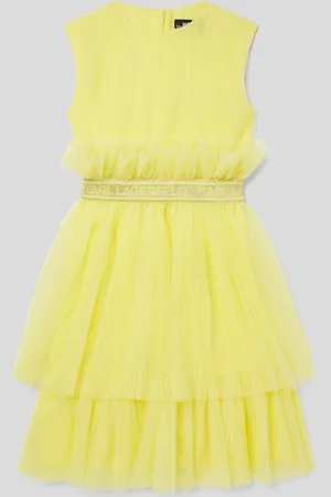 Karl Lagerfeld Girls Mid Length Dress, unisex, , Size: 5Y