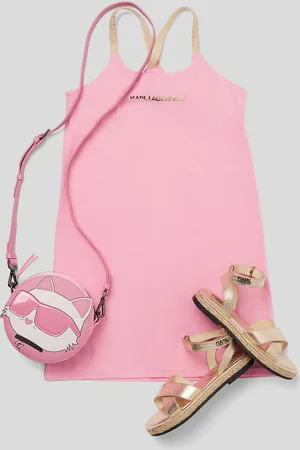 Karl Lagerfeld Girls Kl Logo Dress, unisex, , Size: 4Y