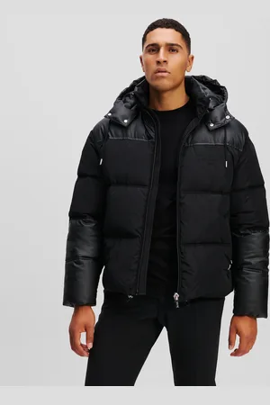 Karl Lagerfeld Hooded Puffer Jacket, Man, , Size: 36