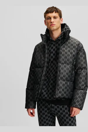 Karl Lagerfeld Monogram Puffer Jacket, Man, , Size: 36