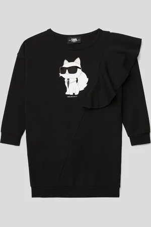 Karl Lagerfeld Girls Ikon Choupette Dress, unisex, , Size: 2Y